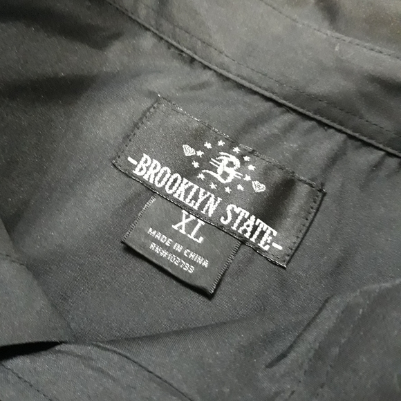 Brooklyn State Black Button down Shirt - Picture 3 of 11
